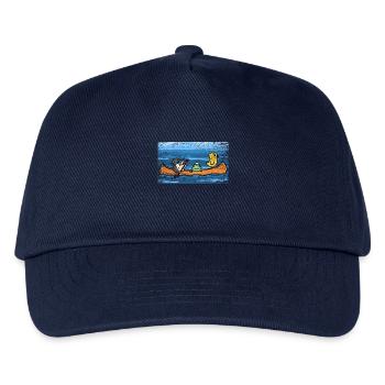 Pfeilschneller Kanufahrer Wildwasser - Kinder Basecap - Navy - Vorne