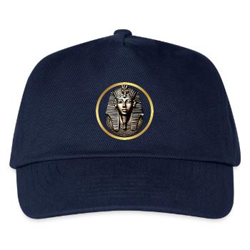 Pharaonisches Design 8 - Kinder Basecap - Navy - Vorne