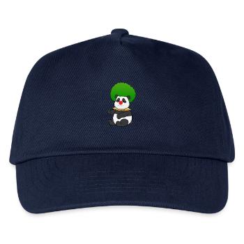 Clown Panda - Kinder Basecap - Navy - Vorne