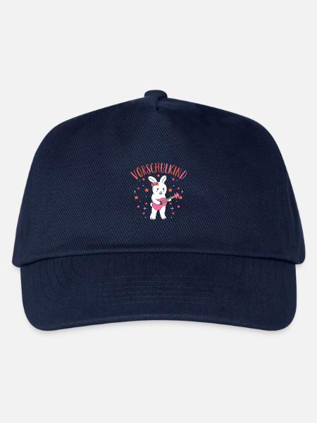 Vorschulkind Vorschule Hase Mädchen - Kinder Basecap - Navy
