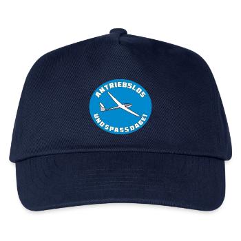 antriebslos und spass dabei - Kinder Basecap - Navy - Vorne