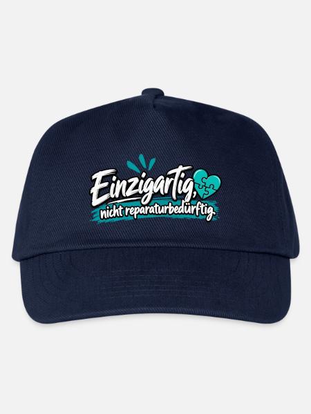 Einzigartig: Nicht Reparaturbedürftig - Kinder Basecap - Navy