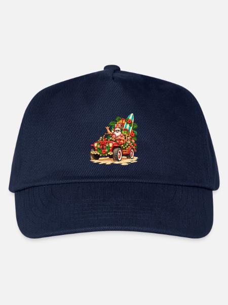 Santa's Island Lieferung – tropischer Weihnachtsjeep - Kinder Basecap - Navy