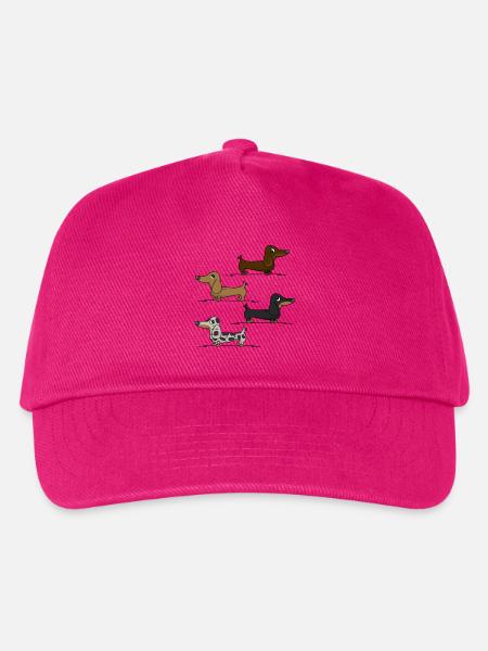 Dackeln - Kinder Basecap - Fuchsia