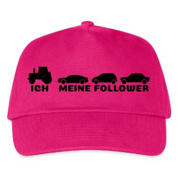 Ich meine Follower  - Kinder Basecap - Fuchsia - Vorne