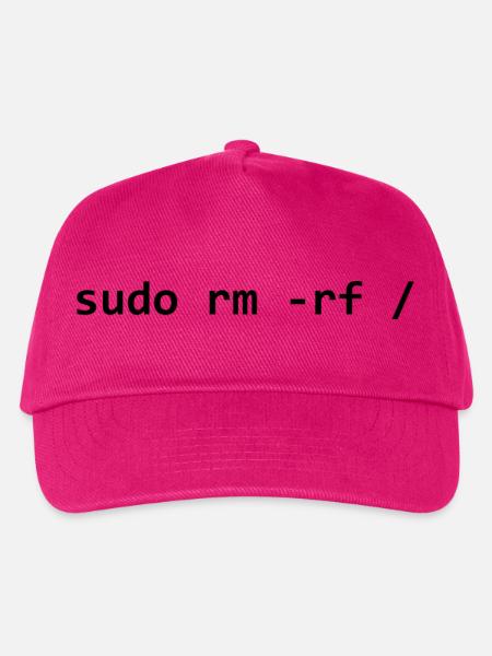 sudo rm rf - Kinder Basecap - Fuchsia