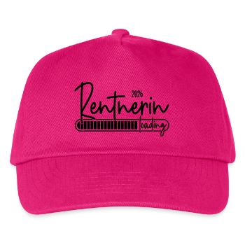 Rentnerin 2026 Loading - Kinder Basecap - Fuchsia - Vorne