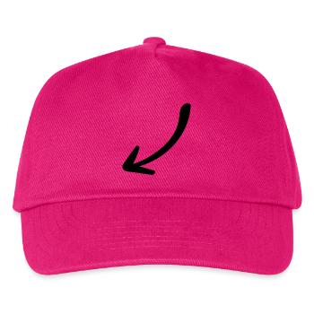 Pfeil - Pfeil - Kinder Basecap - Fuchsia - Vorne