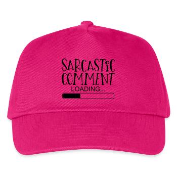 Sarcastic comment sayings funny funny - Kids’ Baseball Cap - fuchsia - Front