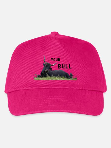 Bulle Polizist dein Bulle - Kinder Basecap - Fuchsia