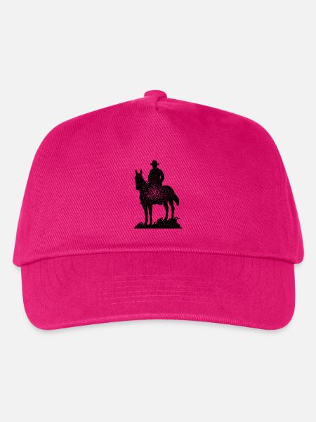 Cowboy - Kinder Basecap - Fuchsia