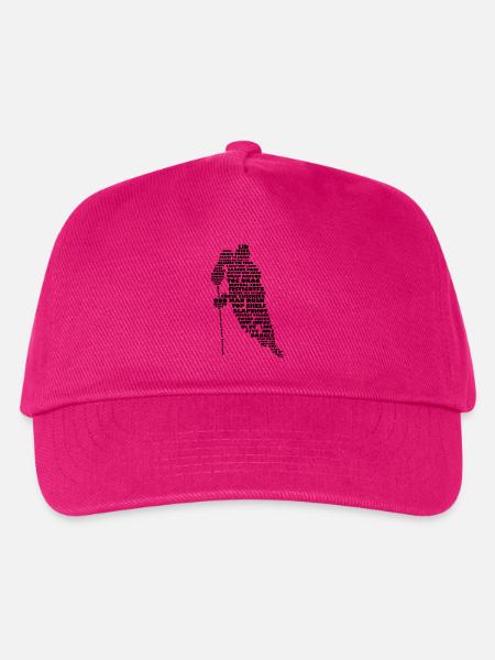 Sprache der Hockey (Schwarz) - Kinder Basecap - Fuchsia