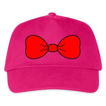 KNOTEN. KRAWATTE - Kinder Basecap - Fuchsia - Vorne