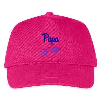 HAPPY FATHER'S DAY. DAD. FATHER'S DAY - Kids’ Baseball Cap - fuchsia - Front