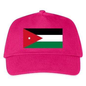 Jordanien - Kinder Basecap - Fuchsia - Vorne