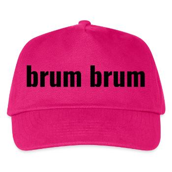 brum brum - Kinder Basecap - Fuchsia - Vorne