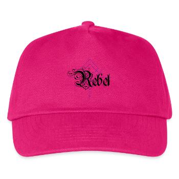 Rebel - Kids’ Baseball Cap - fuchsia - Front