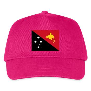 Papua-Neuguinea - Kinder Basecap - Fuchsia - Vorne