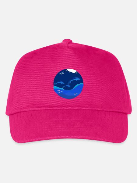 Delfine - Kinder Basecap - Fuchsia