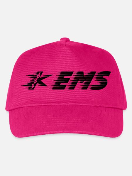 EMS Star of Life snake viper left speed - Kinder Basecap - Fuchsia