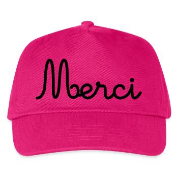 VIELEN DANK. DANKE. VIELEN DANK. JAHRESTAG. GEBURT. - Kinder Basecap - Fuchsia - Vorne
