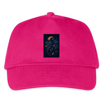 Neon Drummer - Kids’ Baseball Cap - fuchsia - Front