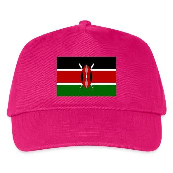 Kenia - Kinder Basecap - Fuchsia - Vorne