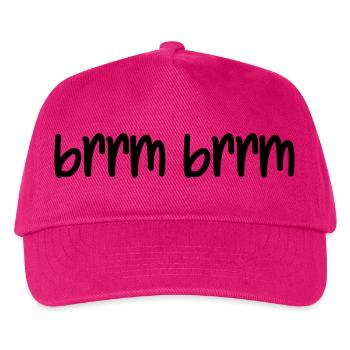 brrm brrm - Kinder Basecap - Fuchsia - Vorne