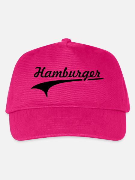 hamburger logo - Kinder Basecap - Fuchsia