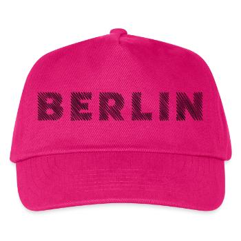 Berlin German Capital Hatching Letter - Kids’ Baseball Cap - fuchsia - Front