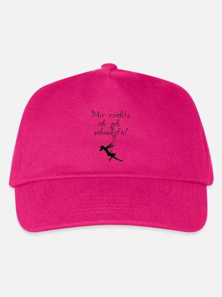 Mir reichts, ich geh schaukeln! - Kinder Basecap - Fuchsia