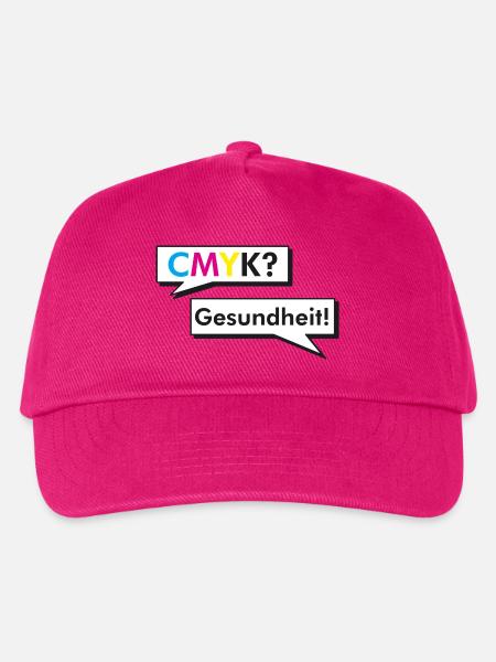 CMYK Grafiker Nerd Spruch Geschenk Shirt - Kinder Basecap - Fuchsia