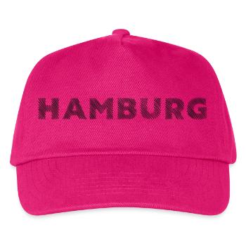 Hamburg German City Hatching lettering - Kids’ Baseball Cap - fuchsia - Front