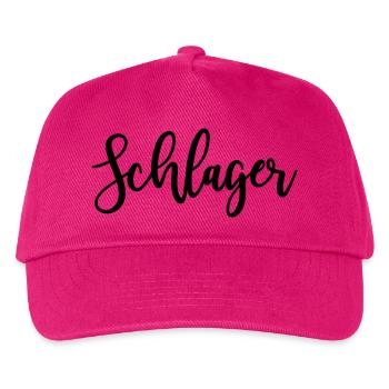 Schlager (Farbwechsel) - Kinder Basecap - Fuchsia - Vorne