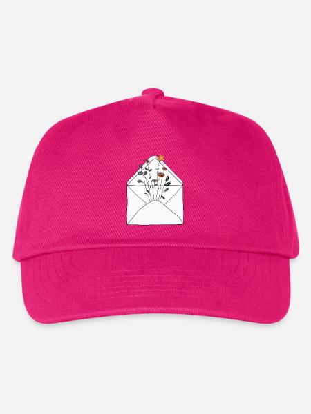 Blumengrüße² - Kinder Basecap - Fuchsia