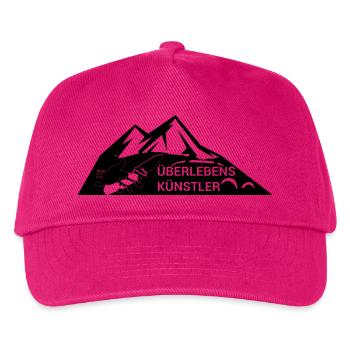 Survival-Ready #Überlebenskünstler - Kinder Basecap - Fuchsia - Vorne