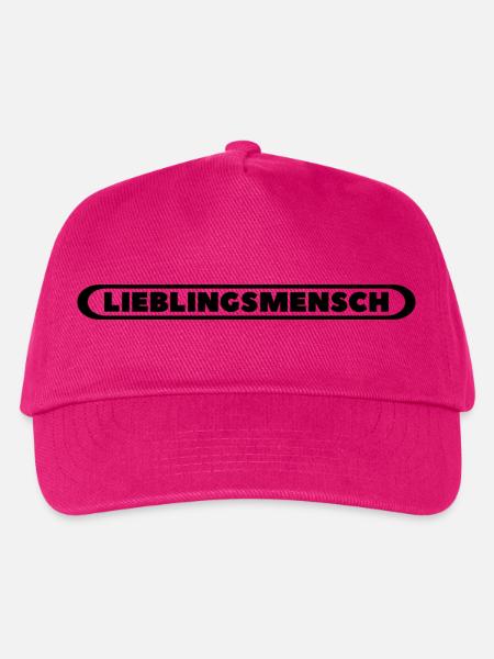 Lieblingsmensch - Kinder Basecap - Fuchsia