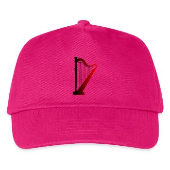 Harfe - Kinder Basecap - Fuchsia - Vorne