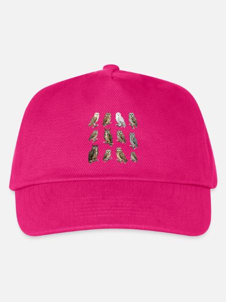 Eulen der Welt - Kinder Basecap - Fuchsia