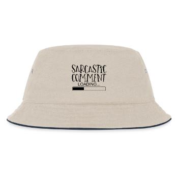 Sarcastic comment sayings funny funny - Kids’ Bucket Hat - ecru/navy - Front