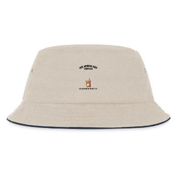Wir werden dich Vermissen beste Team Abschied - Kinder Bucket Hat - Natur/Navy - Vorne