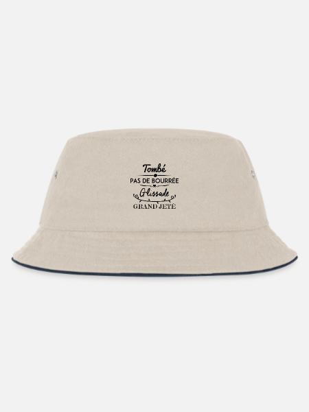 Ballett Spruch - Kinder Bucket Hat - Natur/Navy