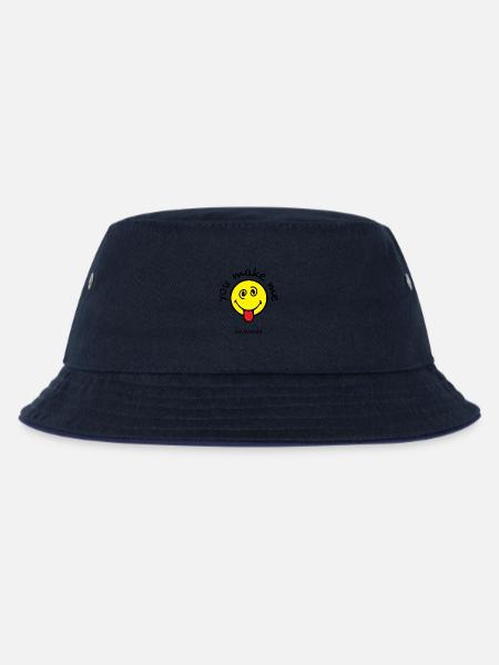 Smiley, SWFA21, du machst mich.... - Kinder Bucket Hat - navy/navy
