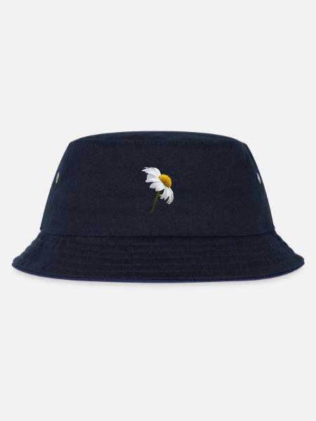 Margerite Gänseblume - Kinder Bucket Hat - navy/navy