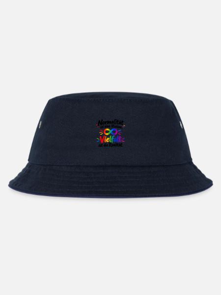 Regenbogen Infinity Vielfalt - Kinder Bucket Hat - navy/navy
