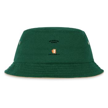 Wir werden dich Vermissen beste Team Abschied - Kinder Bucket Hat - Dunkelgrün/Beige - Vorne