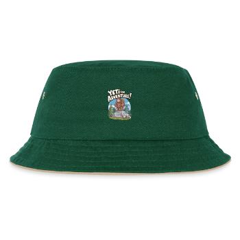 Yeti For Adventure - Kids’ Bucket Hat - dark green/beige - Front