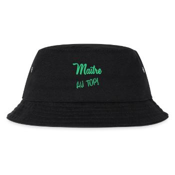 MEISTER - Kinder Bucket Hat - Schwarz - Vorne