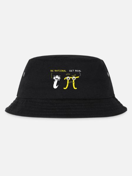 Mathematik Rational Get Real Mathe - Kinder Bucket Hat - Schwarz