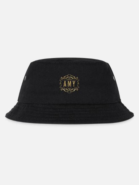Amy gold - Kinder Bucket Hat - Schwarz
